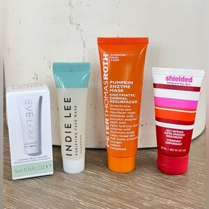 Luxury Skincare Cosmetics Travel Size Bundle of 4